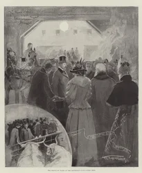 A walesi herceg a Smithfield Club szarvasmarha kiállításon